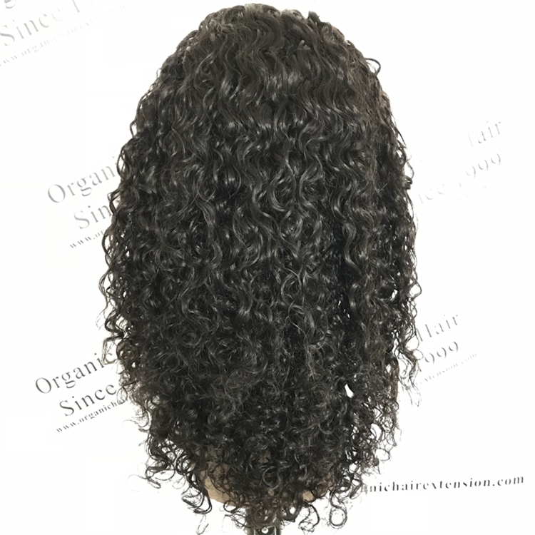 Curly full lace wig for black women H45